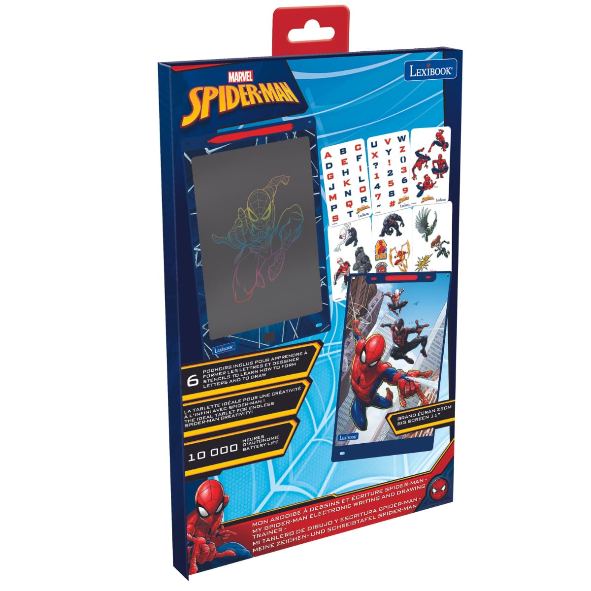 LEXiBOOK, Spider-Man Magic Slate, CRT10SP