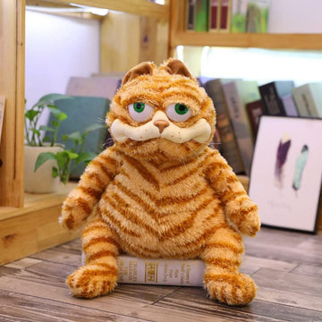 ATOKNG 11.8 Inch Ugly Cat Plush Cute Cat Plush Toy-Deeply Loved by Kid Yellow Fat Cat, Lazy Yellow Fat Cat Plush Toy, Derived from Kid Favorite