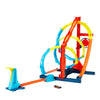 Hot Wheels Toy Car Track Set, Track Builder Unlimited Corkscrew Twist Kit Playset & 1:64 Scale Vehicle, 2 Ways to Race, Connects to Other Tracks