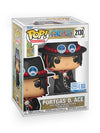 Epic Collectibles Pop Anime: One Piece - Portgas D. Ace Exclusive Vinyl Figure Included with Box Protector Compatible for Funko