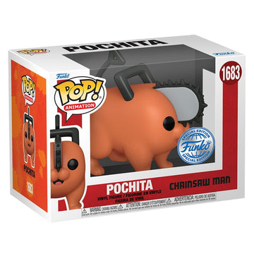 Funko Pop! Animation: Chainsaw Man Exclusive Pochita Vinyl Figure, 3.75 inches