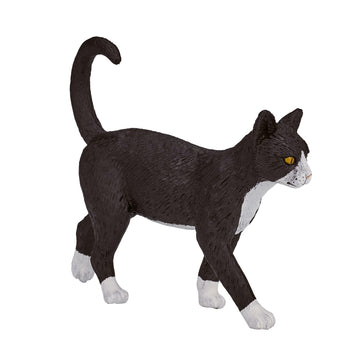 MOJO - Tuxedo Cat Pet Farm | Hand-Painted Toy Figure | Farmland Collection | True to Life & Highly Detailed | Designed in UK