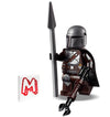 LEGO Star Wars The Mandalorian (Din Djarin/Mando) Minifigure - with Silver Beskar Armor and Cape