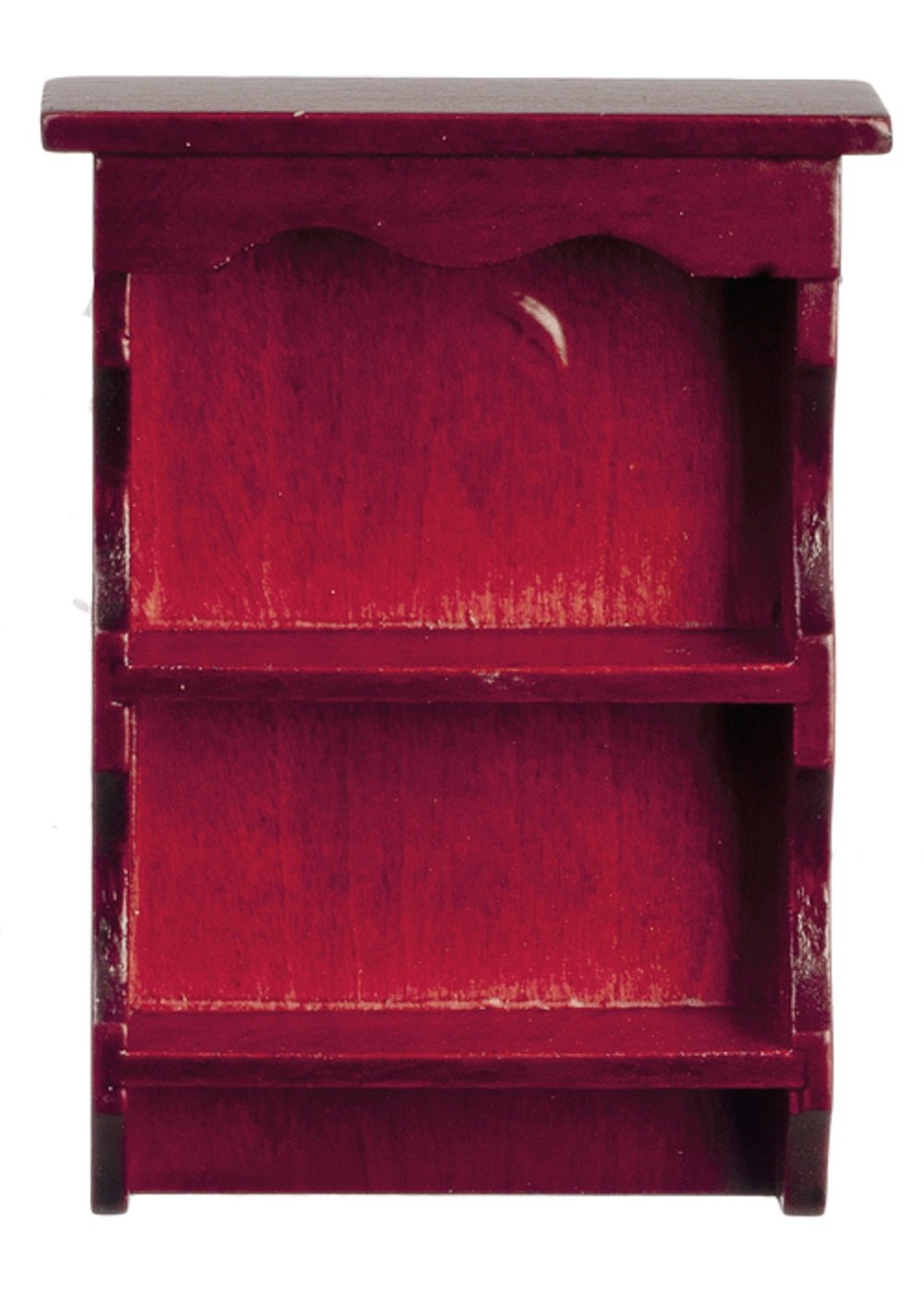 Melody Jane Dollhouse Mahogany Sweetheart Country Wall Shelf Miniature 1:12 Shelf Unit