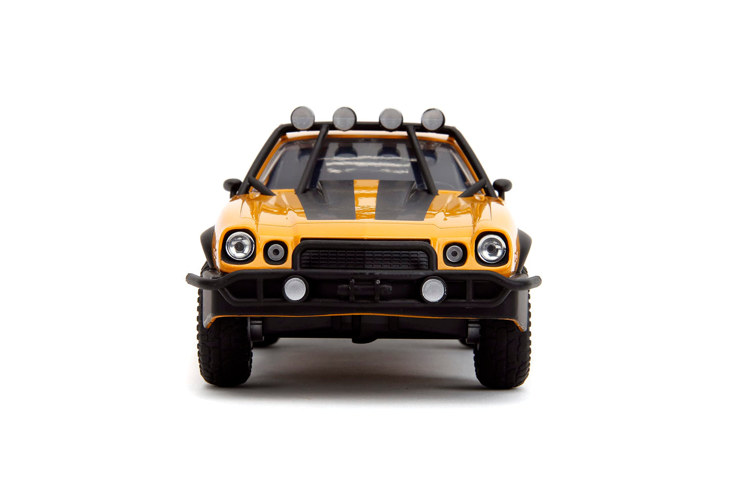 Jada Transformers Rise of The Beast 1:24 1977 Chevy Camaro Bumblebee & Badge Die-Cast Car, Toys for Kids and Adults
