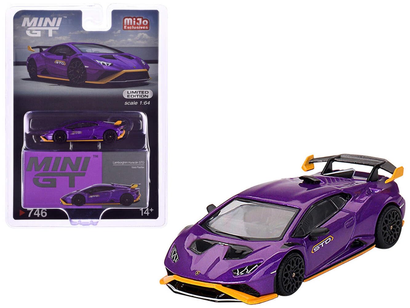(Pre-order) Mini GT Lamborghini Huracán STO - Viola Pasifae