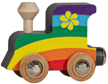 Maple Landmark NameTrains Rainbow Engine - Made in USA