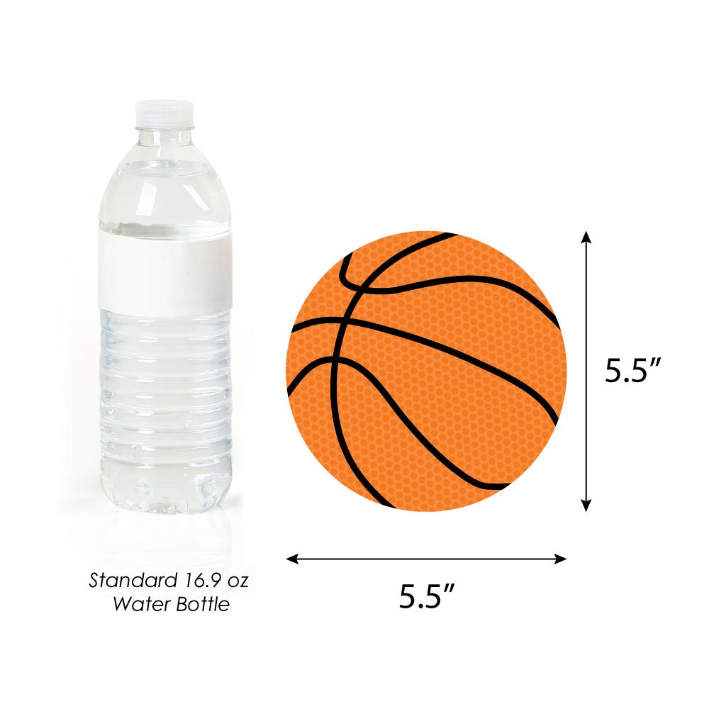 Big Dot of Happiness Nothin' but Net - Basketball Decorations DIY Baby Shower or Birthday Party Essentials - Basketball Birthday Decorations - Party