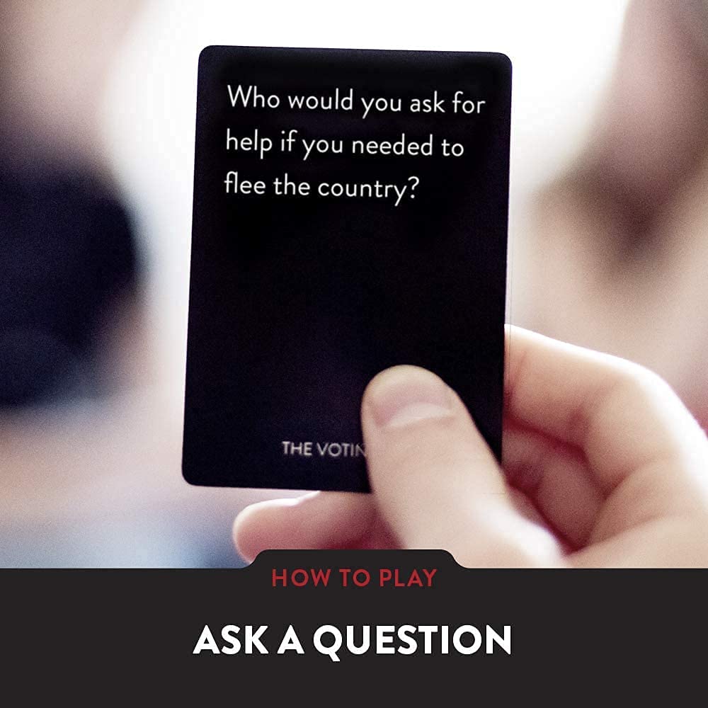 The Voting Game - The Hilarious Adult Party Card Game About Finding Out Who Your Friends are for White Elephant Parties, Stocking Stuffers + Board