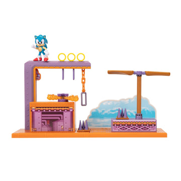 Sonic The Hedgehog Flying Battery Zone Playset with Sonic figure