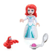 LEGO Disney Princess The Little Mermaid Minifigure - Princess Ariel (in White Dress) with Sebastian The Crab (302106)