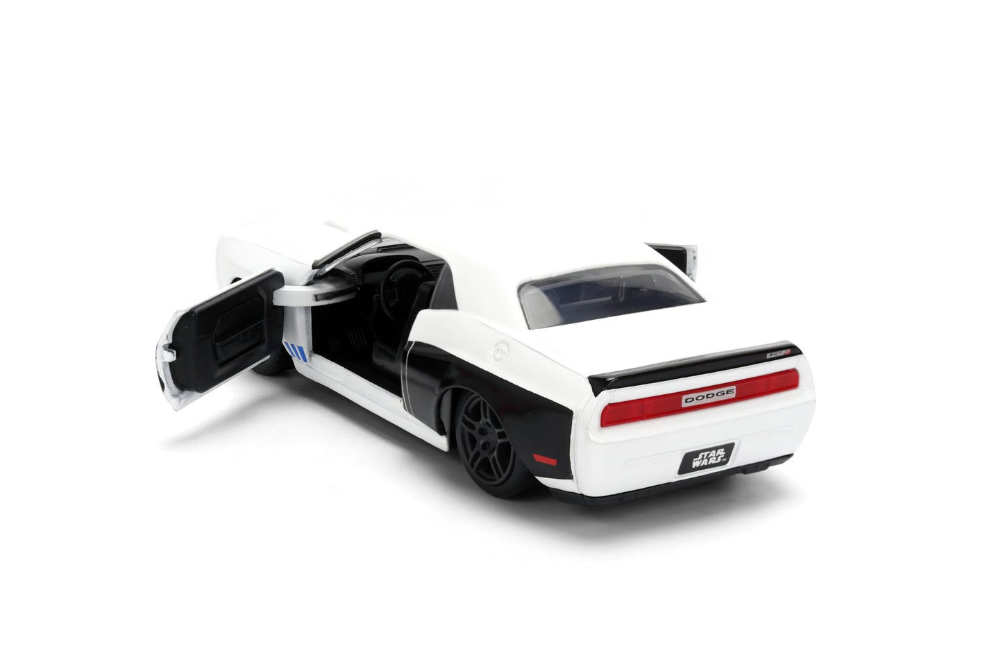 Jada Star Wars Stormtrooper 2014 Dodge Challenger SRT8 Diecast Model - 1:32 Scale Hollywood Rides Toys, Collectible Toy Car for Star Wars Fans