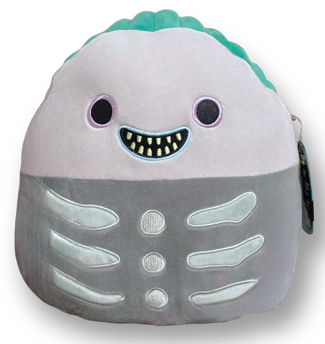 Squishmallows 10 Inch Disney Barrel Gray Plush with Green Hair - The Nightmare Before Christmas Stuffed Animal Toy