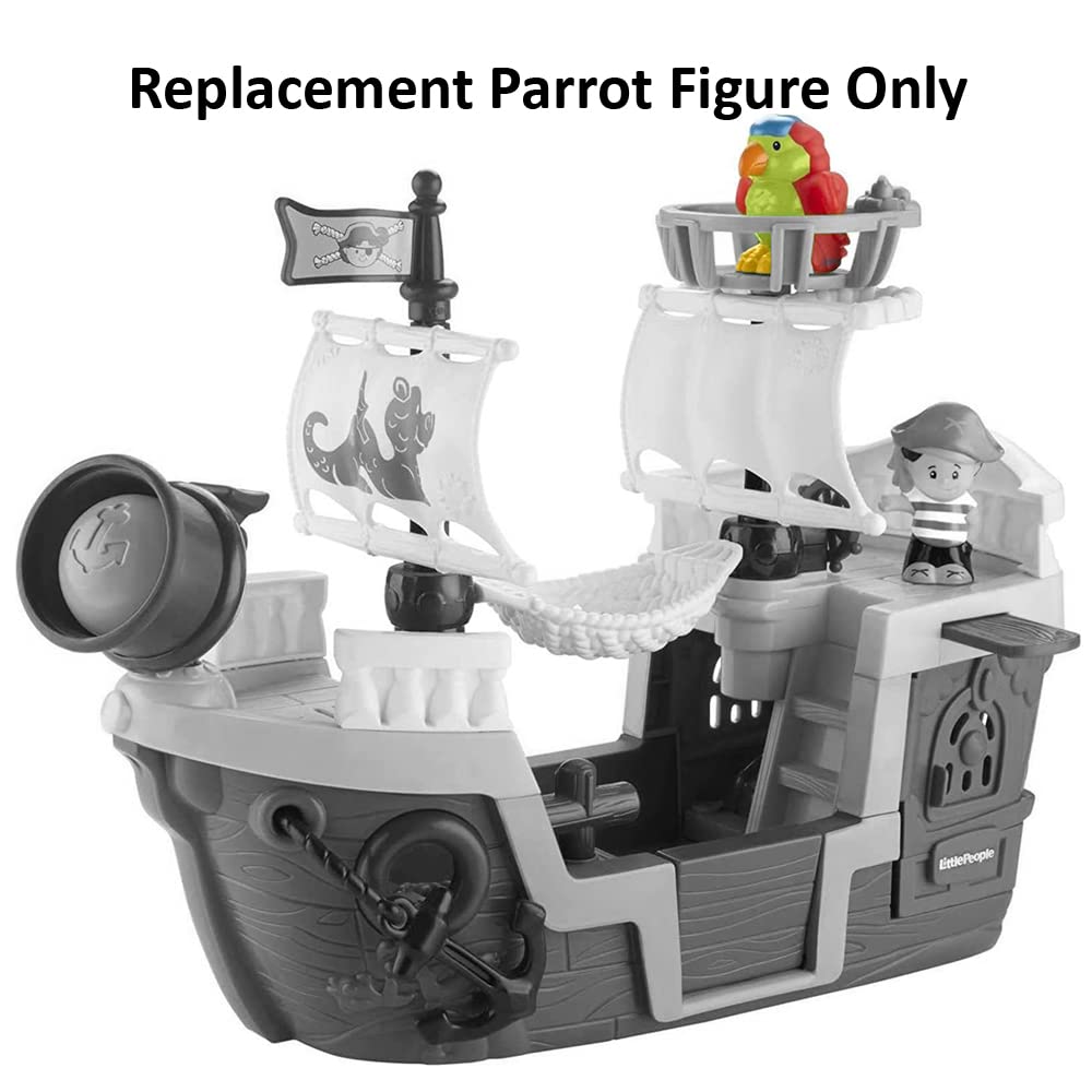 Fisher-Price Replacement Part Little People Pirate Ship Playset GPP74 - Replacement Parrot Figure