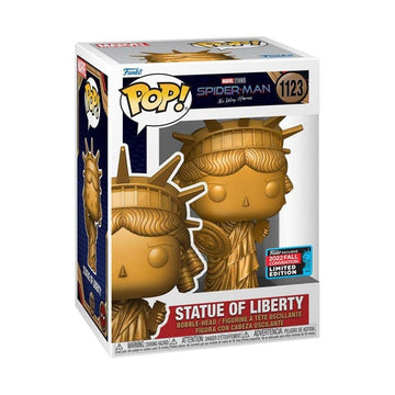 Funko Pop Marvel: Spider-Man No Way Home - Statue of Lady Liberty, Fall Convention - Spider-Man - Amazon Exclusive - Collectable Vinyl Figure - Gift