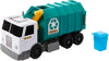 Matchbox 15-inch Recycling Truck, Lights & Sounds, Toy Cards for Kids Made from 80% ISCC-Certified Plastic