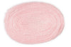 Melody Jane Dolls Houses House Miniature 1:12 Scale Accessory Plain Baby Pink Small Oval Rug
