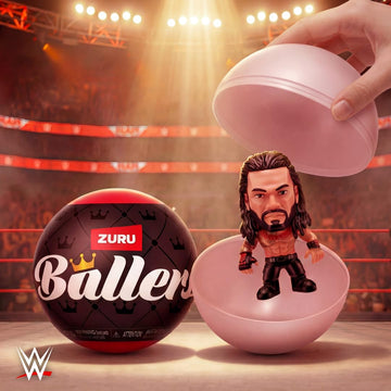 WWE Ballers Series 1(2 Pack) by ZURU - Official Licensed Product Surprise Unboxing Wrestling Collectible Sports Toy for Ages 3+