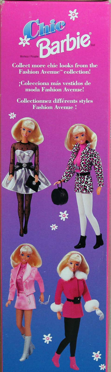 Fashion Avenue Blonde Doll Chic Barbie in Pink Satin