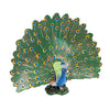 FLORMOON Bird Toys pcs Realistic Peacock Plastic Early Educational Toys Cupcake Topper Party Gift for Kids 2+ Year Old