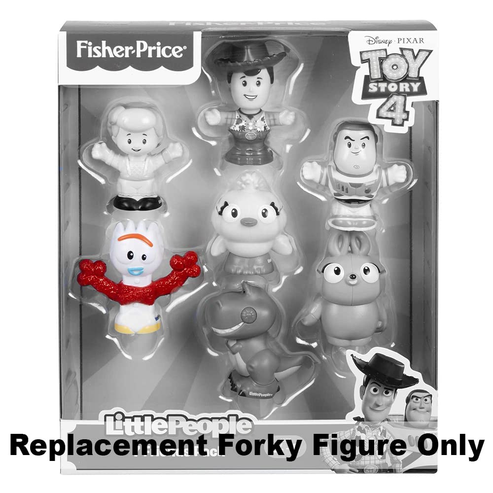 Replacement Part for Fisher-Price Little People 7 Figure Friends Pack - GFD12 ~ Inspired by Toy Story 4 Movie ~ Replacement Forky Figure