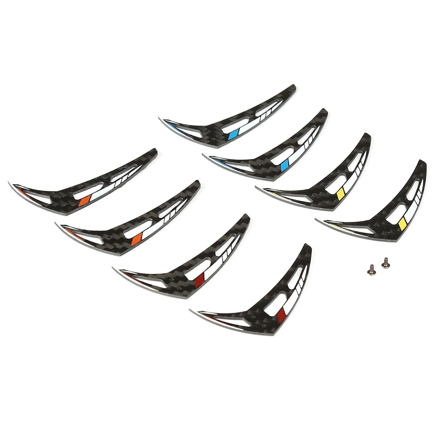 OMPHOBBY M1 EVO Parts Vertical Stabilizer Set Replacement Parts for OMPHOBBY M1 EVO RC Helicopters Rc Heli Accessories OSHM1204Y(Yellow)