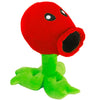JHESAO 7" Fire Plants and Zombies Peashooter Plush Zombies Toys PVZ Plushies 1 2 Stuffed Soft Doll Pea Fire Plant Toy New