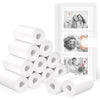 OTJ 12 Rolls Instant Print Camera for Kids Refill Thermal Print Paper Rolls - Photo Album 2.5x3.5 Picture Holder Book Holds 120 Horizontal Photos DIY