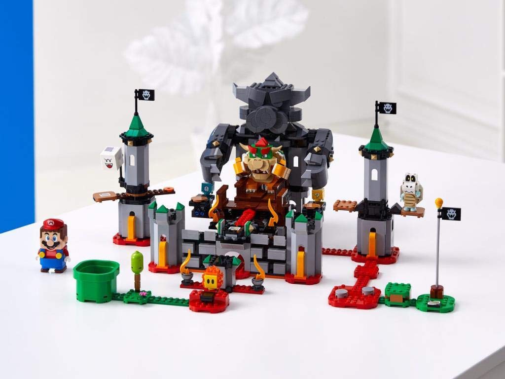 LEGO Super Mario Bowser’s Castle Boss Battle Expansion Set 71369 Building Kit; Collectible Toy for Kids to Customize Their Super Mario Starter Course