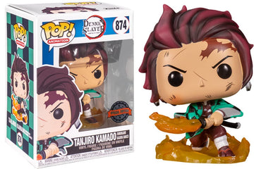 Funko Pop Demon Slayer Tanjiro Kamado with Flaming Blade
