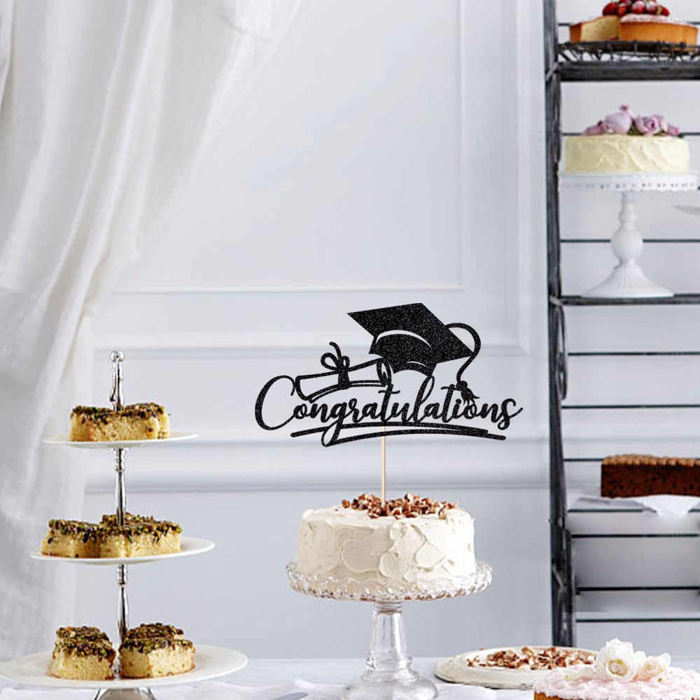 Sodasos Congratulations 2026 Graduation Cake Topper,Congrats Grad Decor