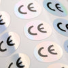 1000pcs hologram CE stickers round shape diameter 1CM/0.4" adhesive sticker