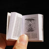 1/12 Scale Mini Bible Book Replica - Realistic Dollhouse Library Accessories for Bookshelf and Bedroom Scenes | Collectible Miniature Books