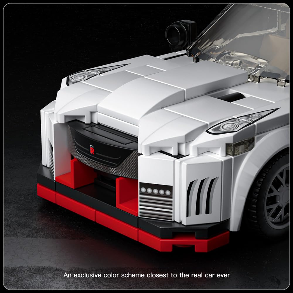 Mould King Speed Champion Car Models Building Toys with Display Case, 27031 Model Car Kits Building Blocks, Race Car Building Sets, JDM Kits