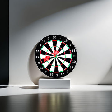 Miniature Magnetic Dartboard Sets (2 Pack): Includes 2 Boards & 4 Darts for Dollhouse Game Room, Bar Scene Decor, Adult Collector Fun