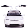 gidoyi Toy Car Model X, Pull Back Car Toys Alloy Vehicles with Lights and Sound 1:32 Scale Model Car (White)