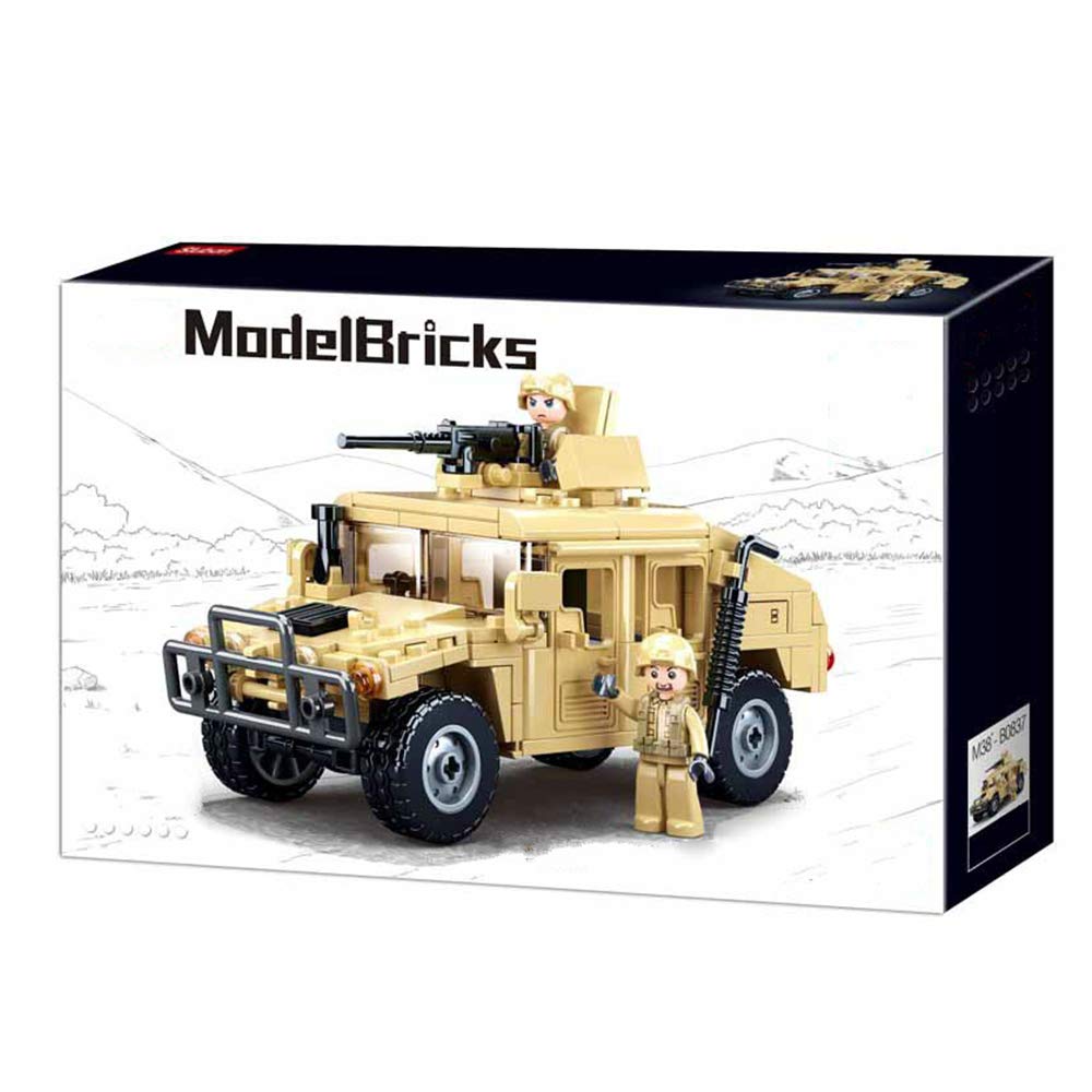 Octopbrik Military Vehicle Building Toy for Age 6 7 8 9 10 11 12+, Battle Brick, Compatible with Major Brand, Army Series Building Block with 2
