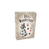 Rodaruus Alice in Wonderland Playing Cards, Full 54 Poker-Size Card Deck (Light Beige)