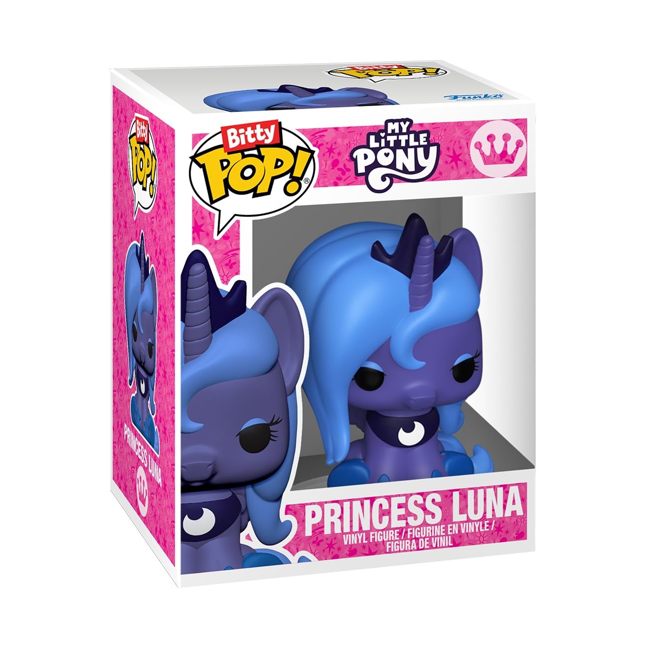 Funko Pop! Bitty Boxes: My Little Pony - Canterlot Castle Playset - Princess Luna and Princess Celestia - Collectable Display Case with Interior Scene