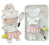 17cm Doll Clothes for Lububu Dolls, 7-Piece Sports Outfits - Top, Pants, Skirt Dress, Golf Hat, Sunglasses, Shoes, Tennis Racket, Ball Charm | Luxury