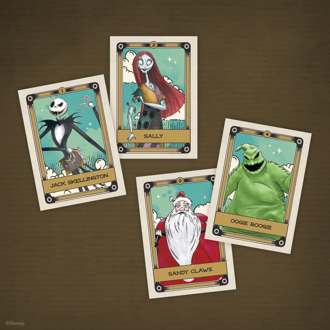 Lotería: Disney Tim Burton’s The Nightmare Before Christmas | Traditional Loteria Game | Bingo Style, Featuring Custom Artwork & Illustrations |