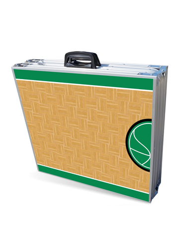8-Foot Professional Beer Pong Table - Boston Basketball Court