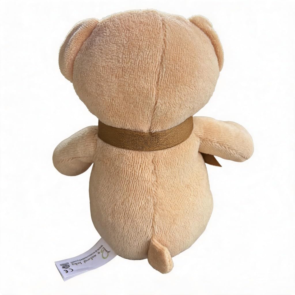 100% Organic Cotton Velour Teddy Bear for Baby Boy & Girl, Toddler Kids | GOTS Certified Eco-Friendly Clothes | Luxury Soft, Breathable & Comfortable