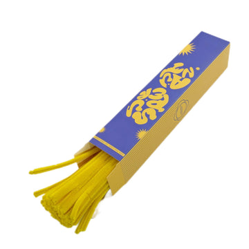 Pipe Cleaners, 100 Pack Chenille Stems, Colorful Craft Supplies for Kids and DIY Projects (Dark Yellow)