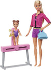 Barbie Careers Playset, Gymnastics Coach Doll, Student Small Doll, Balance Beam with Clip & Sliding Mechanism, Plus Accessories