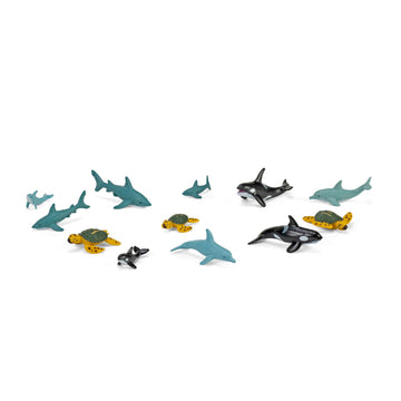 Wild Republic Nature Tube Ocean Family Figurines - 13"
