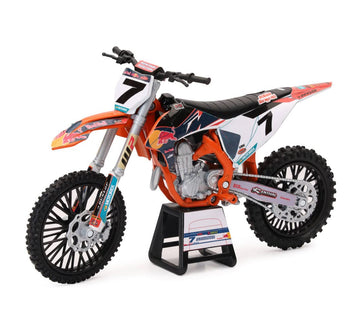 New-Ray Motorcycles 1:12 Compatible with KTM 450 SX-F Red Bull KTM #7 Aaron Plessinger 58363