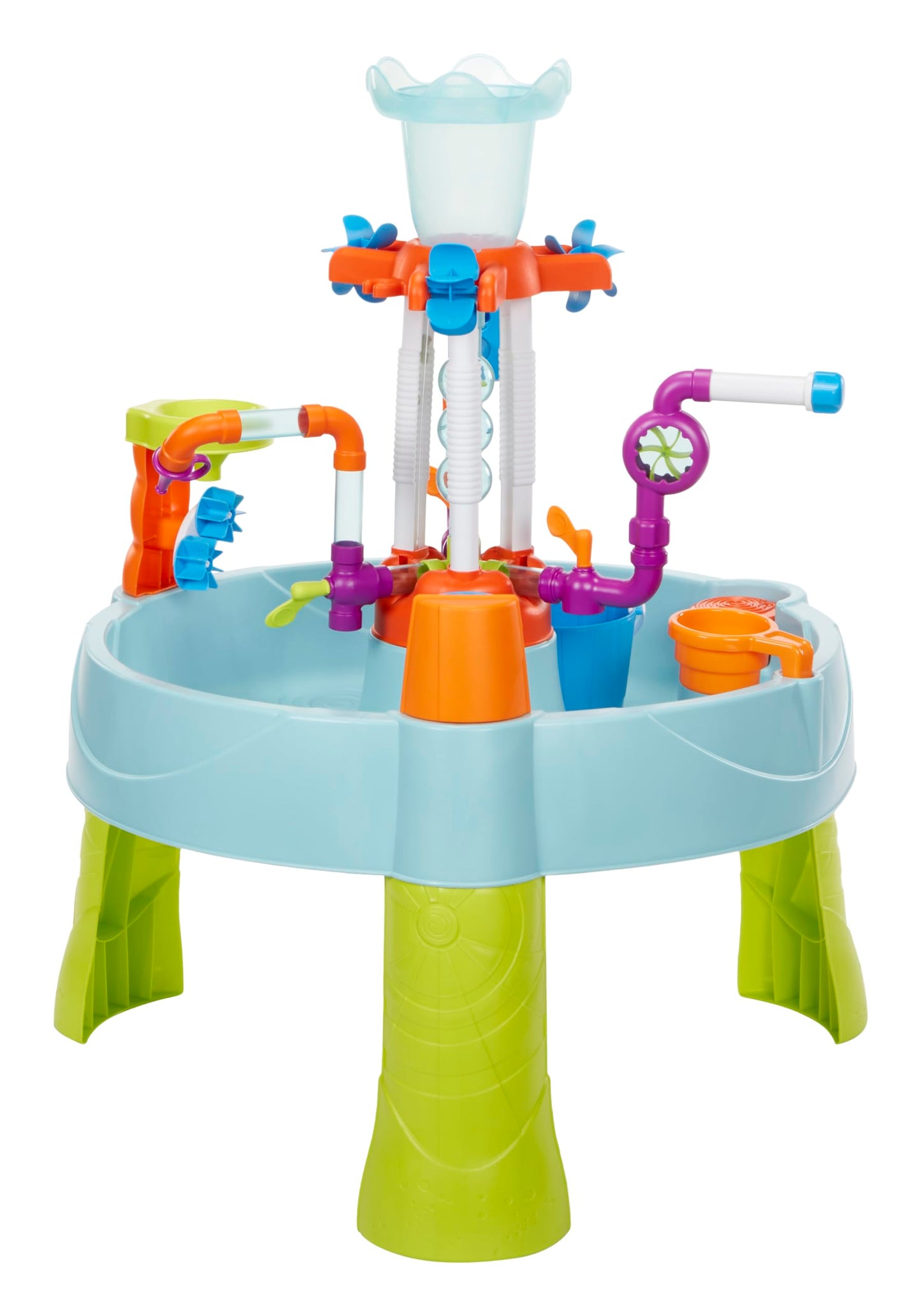 Little Tikes Flowin’ Fun Water Table - Kids’ Outdoor Water Playset with Interchangeable Pipes, Faucets, Tower & Accessories - Encourages Creativity