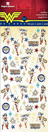 Paper House Productions STM-0016 Wonder Woman Micro Stickers, 3-pack