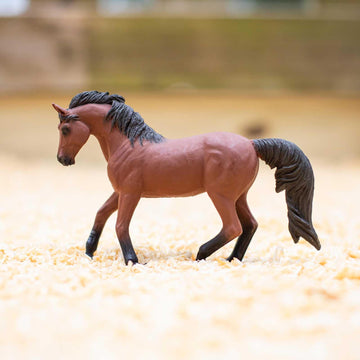 Safari Ltd. Morgan Mare Figurine - Lifelike 6" Horse Figure - Educational Toy for Boys, Girls, and Kids Ages 3+